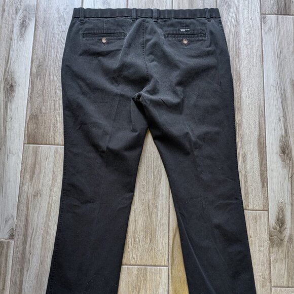 Denver Hayes Slim Black Khakis Pants Men’s 38x32 Cotton Stretch - Picture 2 of 8